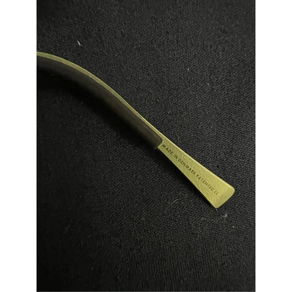 LINDBERG buffalo horn trae titanium cat eye style eyeglasses